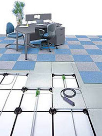 OAフロアーの図